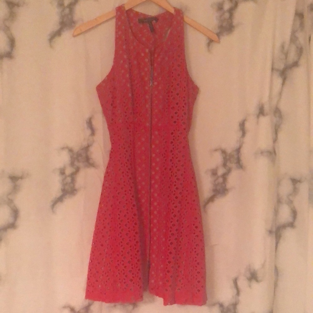 BCBGMaxAzria Guilianna Red Lace Mini Dress 💄💃